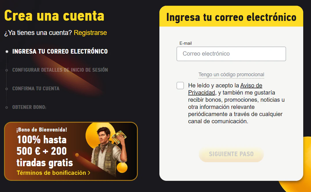 Fezbet Casino registro e inicio de sesión